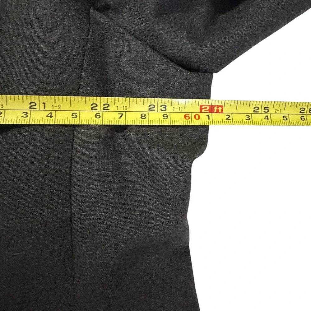 Hart Schaffner Marx Gold Trumpeter Blazer Mens 48R Charcoal Gray 100s Wool USA